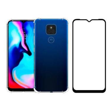 Imagem de Kit Capa Capinha Moto E7 Plus 6.5 + Pelicula Vidro 3d 5d 9d - Universo