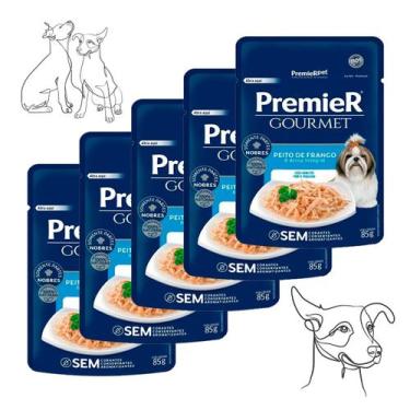 Imagem de Ração Úmida Premier Gourmet Cães Pequeno Porte Frango E Arroz Integral