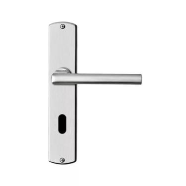 Imagem de Fechadura Porta Interna 40mm Acetinada com Espelho - MZ180 - PAPAIZ