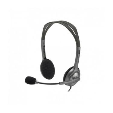 Imagem de Fone Headset Logitech H111 Cinza