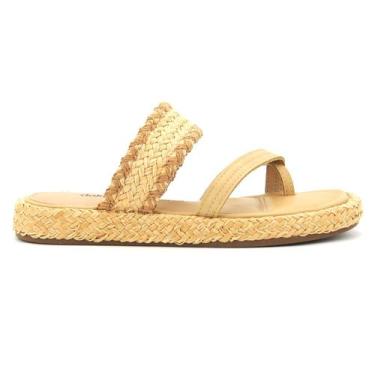 Imagem de Tamanco Feminina Dakota Original Papete Baixa Macia Flat 192, 35, Bege