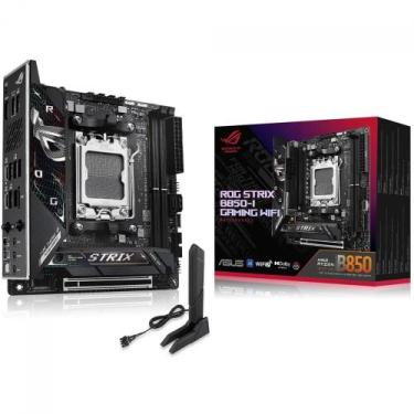 Imagem de Placa Mãe Asus ROG Strix B850-I Gaming WiFi, Chipset B850, AMD AM5, mi