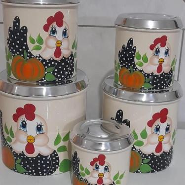 Imagem de Kit mantimentos alumínio decorados