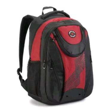 Imagem de Mochila Masculina Escolar Viagem Trabalho Denlex DL11194, Preto, Verme
