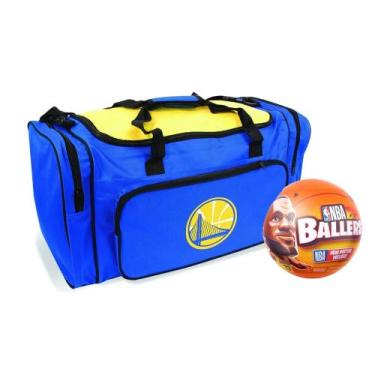 Imagem de COMP Kit NBA: Bolsa Esportiva Grande Golden State Warriors + 5 Surpris