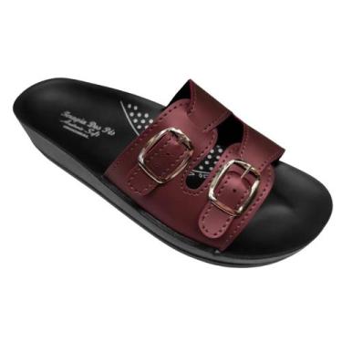 Imagem de Chinelo Papete Feet-Life Doctor Light Ortopédico 2 Fivelas Puro Confor