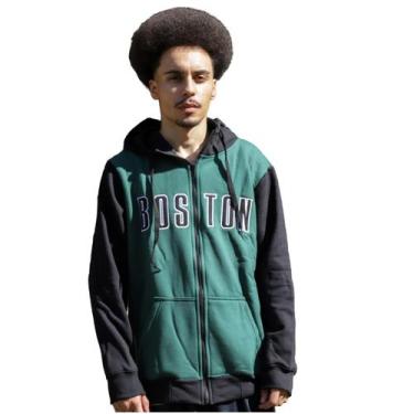 Imagem de Jaqueta Moletom Masculina M10 Dunk Boston, Verde,  G