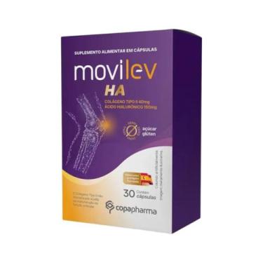 Imagem de Movilev HA Colágeno 2 Ácido Hialurônico 30 Cáps  Copapharma