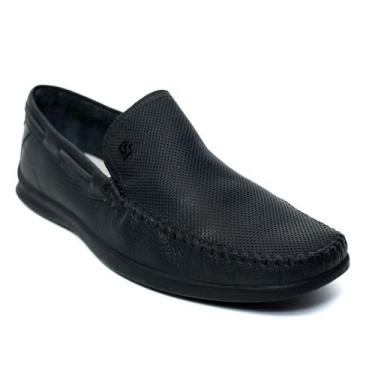 Imagem de Mocassim Couro Freeway Evora Masculino - Preto, 40