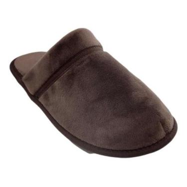 Imagem de Pantufa Masculina Specht 100% Toda Forrada Preto Ou Marrom, Marrom, 38