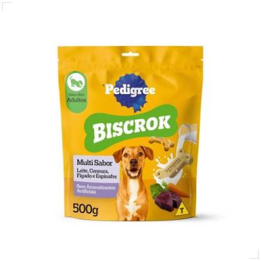 Imagem de Biscoito Pedigree Snack Biscrok Cães Adulto Multi Sabor 500g Medida:50