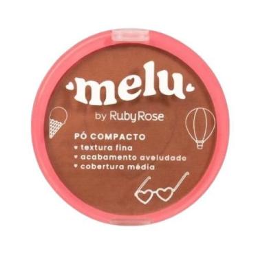 Imagem de Pó Facial Compacto Melu - Ruby Rose Acabamento Avelulado