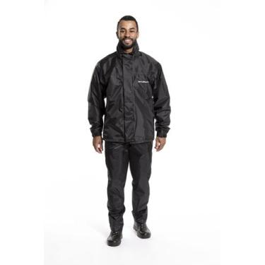 Imagem de Capa De Chuva Traje Para Chuva Motoqueiro Motoboy Ciclista Nylon Com G