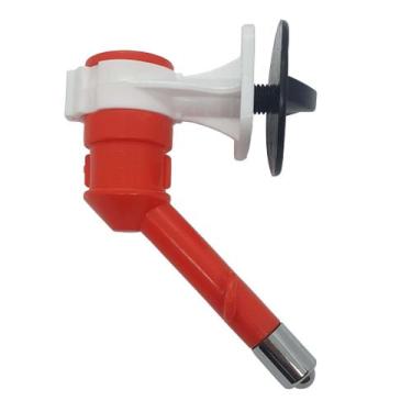 Imagem de Bebedouro Automático Portátil para Cães e Gatos Ajustável - WARI, Verm