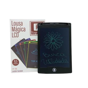 Imagem de Lousa Mágica LCD Infantil 8,5'' Top Rio, Preto