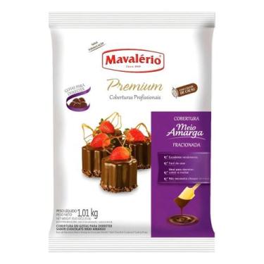 Imagem de COBERTURA FRACIONADA GOTAS MAVALÉRIO PREMIUM 1,01Kg - MEIO AMARGO