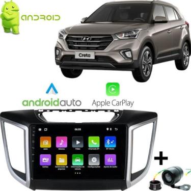 Imagem de Central Multimidia Android Carplay Hyundai Creta 14-22 10 Pol - H-tech