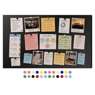 Imagem de Painel Mural Magnético Para Projetos Gestão de Equipes Oganização Com 