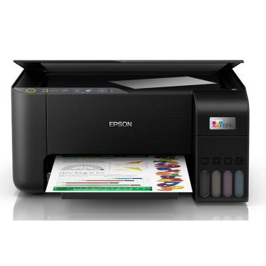 Imagem de Impressora Multifuncional Epson Ecotank L3250 Jato de Tinta Colorida Wi-Fi Preto