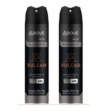 Imagem de Desodorante Antitranspirante Aerossol Above Men Elements Vulcan 150ml 