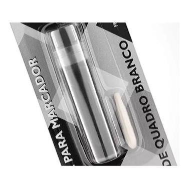 Imagem de Kit 12 Refil Tinta Para Canetas Marcador De Quadro Branco - BRW, preto