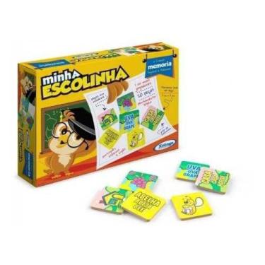 Imagem de Jogo Da Memória Figuras E Palavras Minha Escolinha - Xalingo