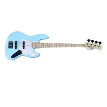 Imagem de Baixo shelter jazz bass 4c shjb75 pro sonic blue