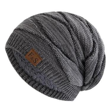 Imagem de Gorro De Inverno Unissex Com Forro De Fleece Quente Para Homens E Mulh