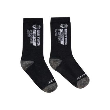 Imagem de Meia 3/4 Infantil Johnny Fox 48692, P, Preto
