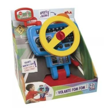 Imagem de Brinquedo Volante Bibi Fomfom Bebê Som Buzina Retrovisor - Elka