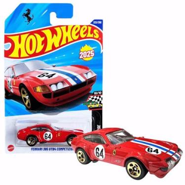 Imagem de Carrinho Hot Wheels Ferrari 365 GTB4 Competizione HYW48 - Mattel
