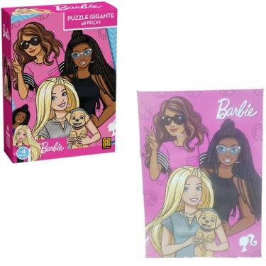 Imagem de Quebra-Cabeça 48 Peças Grade Barbie Puzzle Grow