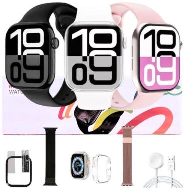 Imagem de Smart Watch Relógio S11 Kit Chatgpt Responde Mensagens Series 11 Bluet