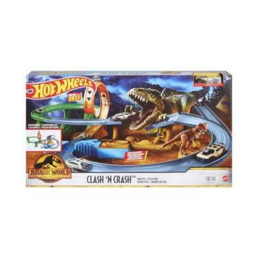Imagem de Pista Hot Wheels Jurassic World Clash motorizada Mattel