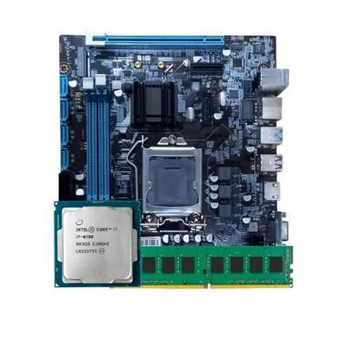 Imagem de KIT UPGRADE INTEL CORE I7 8ª GERAÇÃO + PLACA H110 + DDR4 16GB - TOB CO