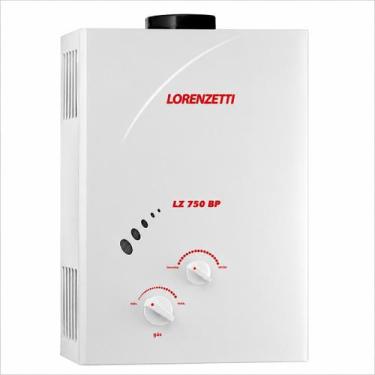 Imagem de Aquecedor lorenzetti a gas 750bp glp