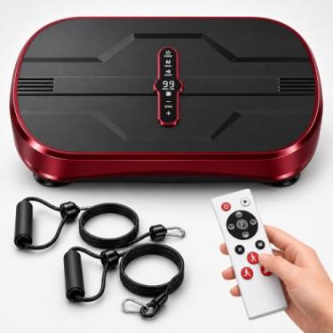Imagem de Natini Máquina De Exercício De Placa Vibratória, Placa Vibratória Para Drenagem Linfática, Plataforma De Fitness De Vibração Para Treino De Corpo Inteiro, Alívio De Dor E Perda De Peso E Tonificação