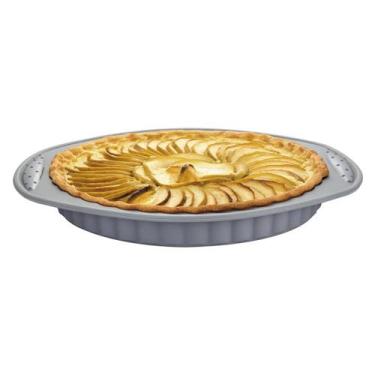 Imagem de Forma Para Torta De Silicone Cinza Sil3277-cz Euro Home