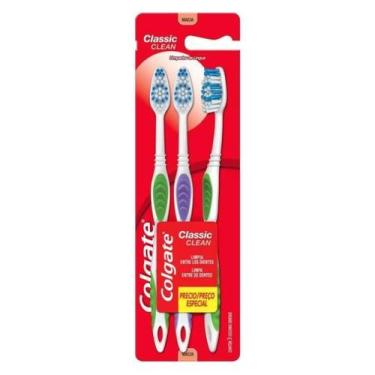 Imagem de Escova de Dente Colgate Classic Clean  3 unidades - COLGATE DENTAL