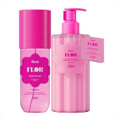 Imagem de Kit Ricca Flor Peônia: Body Splash 150ml + Loção Hidratante 250ml - BE