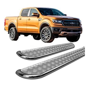 Imagem de Estribo Ranger 2013 a 2020 Chapa aço Cromado C/D