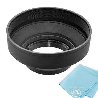 Imagem de Filtro de proteção UV multi revestido de 52 mm para Nikon D3100, D3200, D3300, D5100, D5200, D5300, D5500 com lente NIKKOR 18-55 mm f/3.5-5.6G VR II, Soft Lens Hood