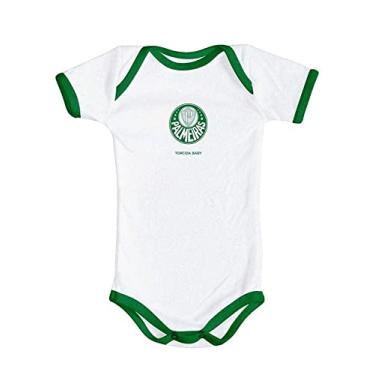 Imagem de Body Palmeiras Branco Oficial Torcida Baby