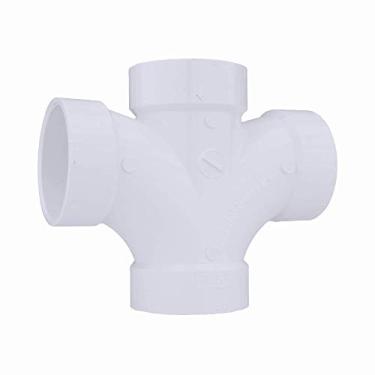 Imagem de CHARLOTTE PIPE 2 DWV Double Sanitary TEE DWV (drenagem, resíduos e ventilação) (1 unidade)