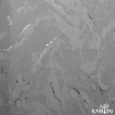 Imagem de Papel de Parede Kan Tai tnt Textura Cinza médio, Detalhes Abstratos Prata, Dourado Coleção White Swan