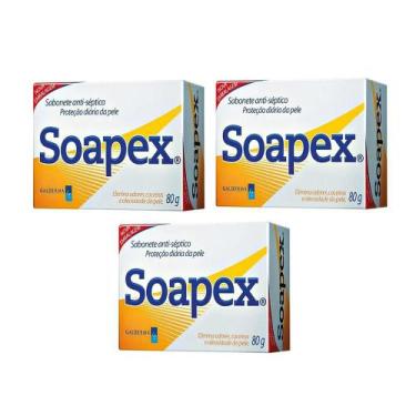 Imagem de Sabonete Barra Soapex Com 3 Contra Odores E Coceira 80G - Galderma