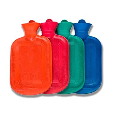 Imagem de Bolsa Térmica de Borracha Para Compressa Água Quente e Fria – 2 Litros (apenas cor LARANJA)