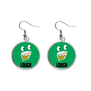 Imagem de Brinco feminino com pingente de orelha de prata verde Bad residual