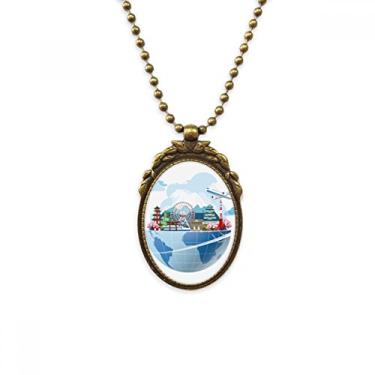 Imagem de DIYthinker Chaveiro com pingente de contas vintage de avião Sakura da Travel Journey