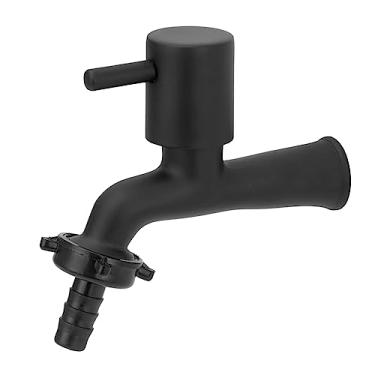 Imagem de Torneira Tanque Jardim Preto/Black C/Bico Alavanca Metal